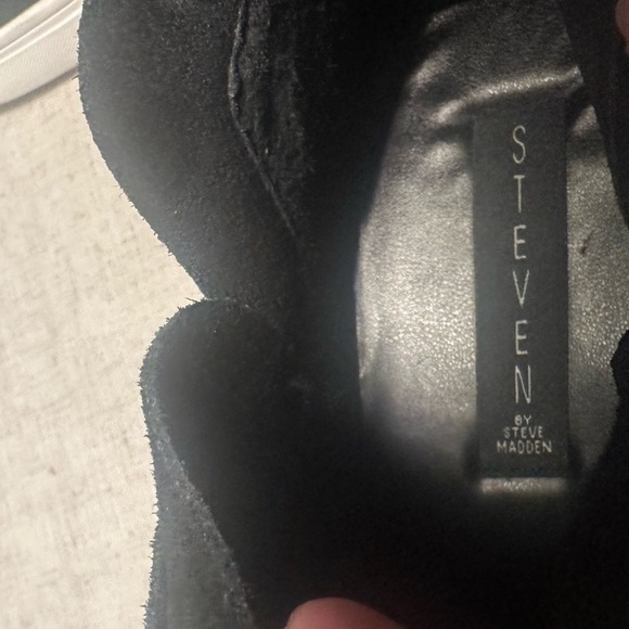 Steve Madden Barker Suede Wedge Sneaker Size 8.5 - Picture 7 of 8